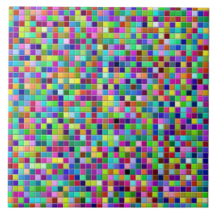 Modern Bold Print More Color  Ceramic Tile