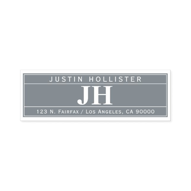 Modern Bold Professional | Return Address Self-inking Stamp (Design)