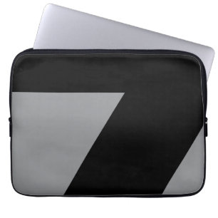 Modern, bold, simple, trendy, urban geometric art laptop sleeve