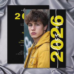 Modern Bold Typography Grad Announcement