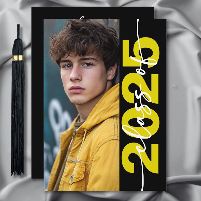 Modern Bold Typography Grad Announcement (Creator Uploaded)