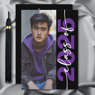 Modern Bold Typography Graduation Announcement