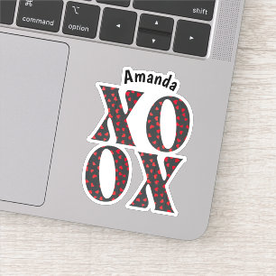 Modern Bold XOXO Happy Valentines Day