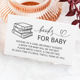 Modern Books for Baby Enclosure Card