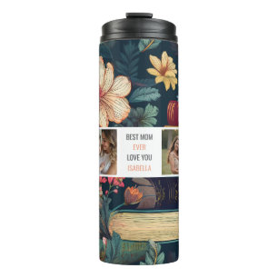 Modern Books Photo Collage – Best Mum Gift Thermal Tumbler