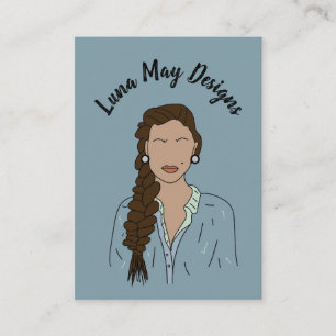 Modern Boss Woman Jewellery Display Business Card