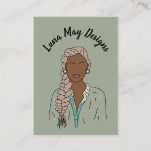 Modern Boss Woman Jewellery Display Business Card