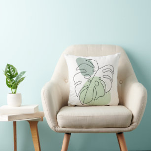 Modern Botanical Aesthetic Cushion