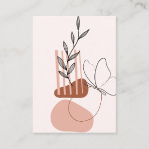 Modern Botanical Art Print, Place Card