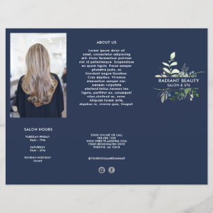 Modern Botanical Business Tri-fold Brochure