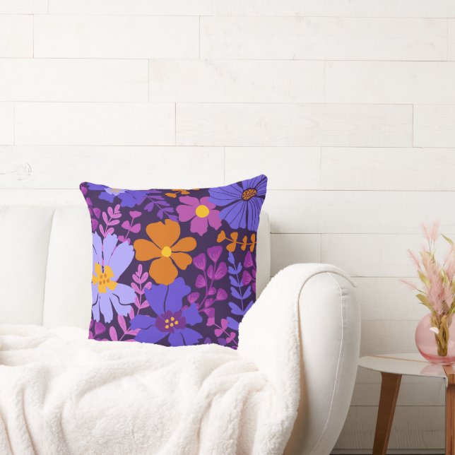 Modern Botanical Design Cushion (Couch)
