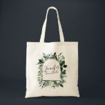 Modern botanical Greenery foliage Team Bride Tote Bag<br><div class="desc">Modern botanical Greenery foliage Bridesmaid gifts Tote Bag</div>