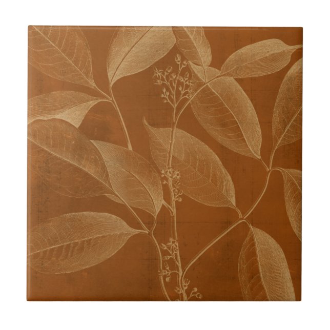 Modern Botany VI Ceramic Tile (Front)