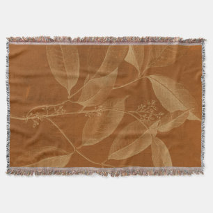 Modern Botany VI Throw Blanket