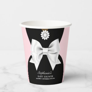 Modern Bougie Pink Ethnic Glam Tiffany Baby Shower Paper Cups