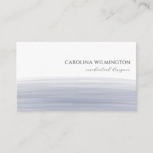 Modern Boutique Dark Purple Watercolor Business Enclosure Card