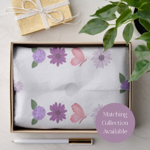 Modern Boutique Florist Business Branding Tissue Paper