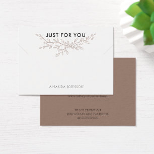 Modern Branch Earthy Bracelet Display Card
