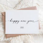 Modern Branded Happy New Year Card