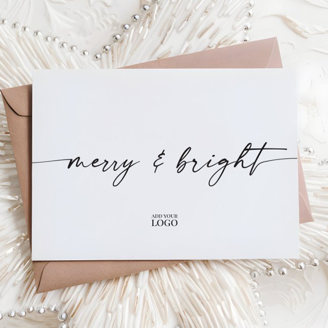Modern Branded Holiday Christmas Card (Creator Uploaded)