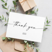 Modern Branded Thank You