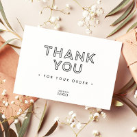Modern Branded Thank You