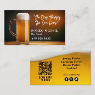 Modern Brewer business   Beer Supplier Business Card