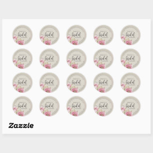 Modern Bride Shower Sticker 