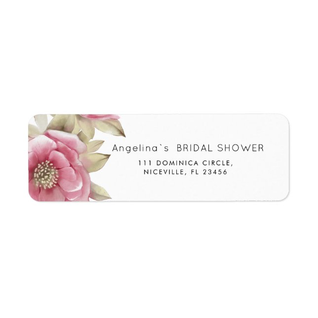Modern Bride Shower Sticker  (Front)