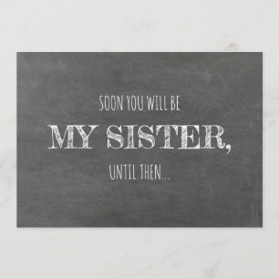 Modern Bridesmaid / Maid of Honour Proposal Invitation