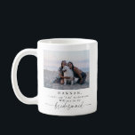 Modern Bridesmaid Proposal Mug<br><div class="desc">This is a modern minimal themed photo bridesmaid mug featuring an elegant timeless design. Edit most wording and all colours to make this minimal bridesmaid mug fit your event needs and personal style. Just select "edit using design tool" on toolbar :)</div>