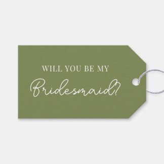 Modern Bridesmaids Proposal Tag