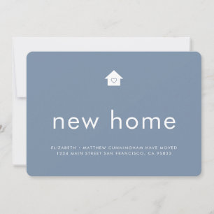 Modern Bright Colour Minimalist New Home Announcement