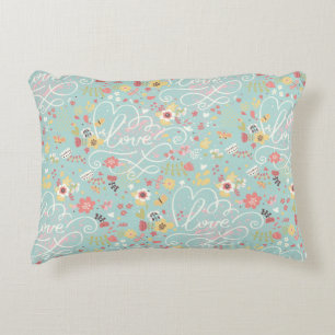 Modern Bright Romantic Pattern Decorative Cushion