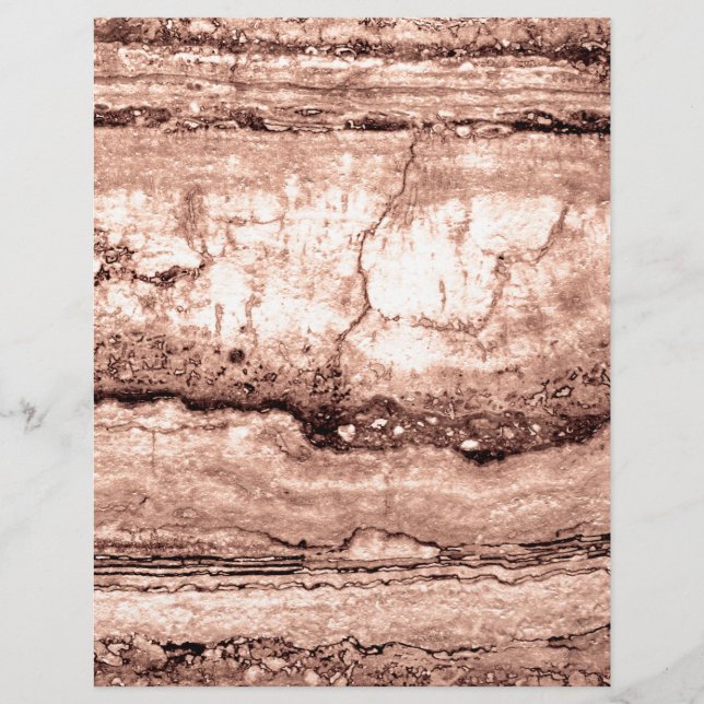 Modern brown beige sepia burnt orange granite  (Front)