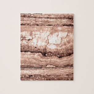 Modern brown beige sepia burnt orange granite jigsaw puzzle