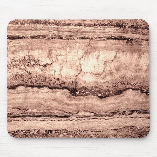 Modern brown beige sepia burnt orange granite  mouse pad (Front)