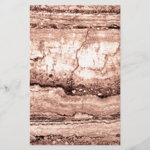 Modern brown beige sepia burnt orange granite stationery