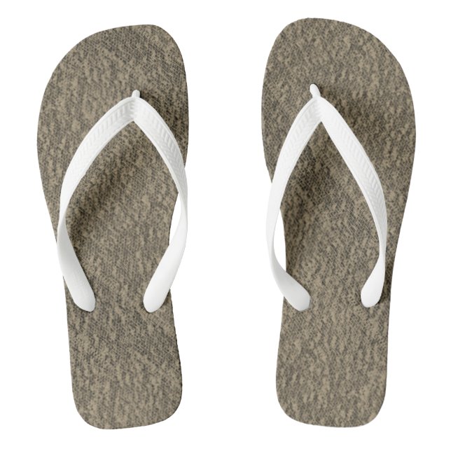 MODERN BROWN CUTE  THONGS (Footbed)