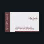 Modern Brown Physicist Business Card<br><div class="desc">Modern Brown Physicist Business Card.</div>