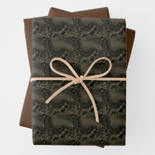 MODERN BROWN WRAPPING PAPER SHEET