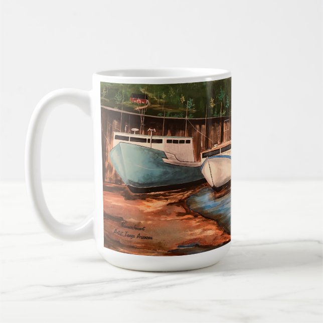 Modern BROWNS The Fishing Village  Coffee Mug (Left)