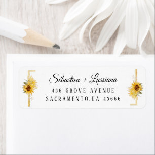 Modern Brush Handwritten Return Address Label