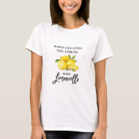 Modern Brush Script Limoncello Lemons