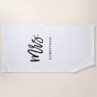 Modern Brush Script | Mrs | Editable Colour