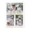 Modern Brush Script Save The Date 3 Photo Gold