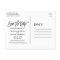 Modern Brush Script Save The Date Photo
