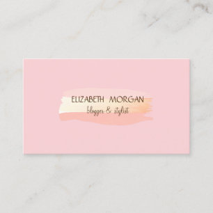 Modern Brush Stroke Business Card