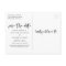 Modern Brushed Script Photo Save The Date