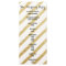 Modern brushstrokes gold stripes Wedding Program